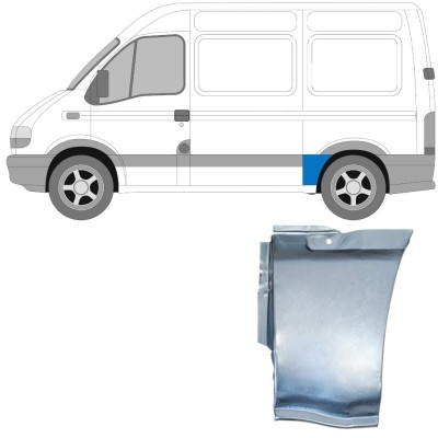 Reparatiepaneel achterspatbord voor Renault Master 1998-2010 / Links 14876