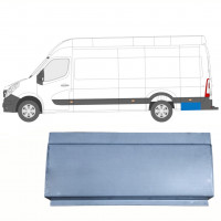 Reparatiepaneel achter spatbord achterste deel voor Renault Master 2010- / Links 9065