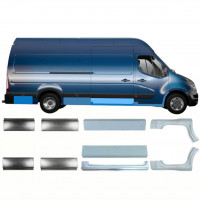 RENAULT MASTER 2010- REPARATIE PANEEL GEMIDDELDE WIELBASIS / SET / RECHTS + LINKS