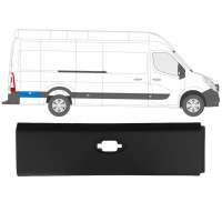 Zijlijst sierlijst  voor Renault Master 2010- / Rechts 10916