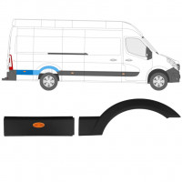 Zijlijst sierlijst  voor Renault Master 2010- / Rechts / Set 10922