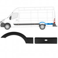 Zijlijst sierlijst  voor Renault Master 2010- / Links / Set 10921