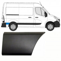 Achterste zijlijst achter wiel sierlijst voor Renault Master 2010- / SWB / Rechts /  8707