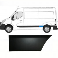 Zijlijst sierlijst achterspatbord voor Renault Master 2010- / SWB / Links 8324