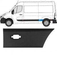 Sierlijst zijlijst achter spatbord met lamp voor Renault Master 2010- / L2 / Links 10931