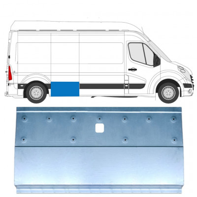 Plaatwerkdeel zijpaneel voor Renault Master 2010- / Links = Rechts (symmetrisch) 12841
