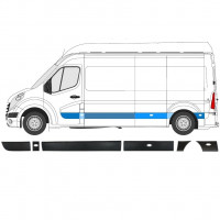 Sierlijsten set voor Renault Master Opel Movano Nv 400 2010- / Links /  8582