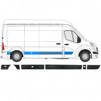 Sierlijsten set voor Renault Master Opel Movano Nv 400 2010- / LWB / Rechts /  8581