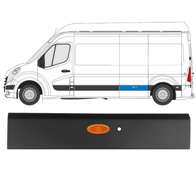 RENAULT MASTER 2010- ZIJSTRIP LANG PDC MET LICHT / LINKS