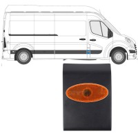 Sierlijst beschermingslijst voor stijl met positielicht voor Opel Movano 2010-2021 / Links = Rechts (symmetrisch) / Set 13260