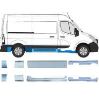 Reparatiepaneel set voor Renault Master 2010- / Links + Rechts / 14926 Reparatiepaneel set voor Renault Master 2010- / Links + Rechts / 14926
