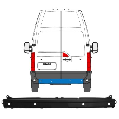 Achterbumper PDC voor Nissan NV400 2010- 16389