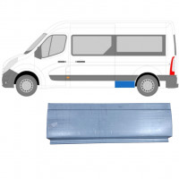 RENAULT MASTER 2010- ACHTERSPATBORD REPARATIEPANEEL / LINKS