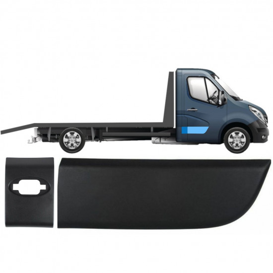 RENAULT MASTER 2010- SET ZIJROK VOOR EEN ENKELE CABINE / RECHTS