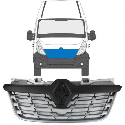 RENAULT MASTER 2014- GRILLE