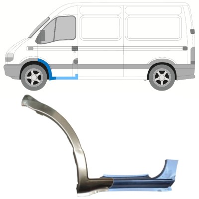 Reparatiepaneel dorpel + voor wielkast voor Opel Movano 1998-2010 / Links 15371
