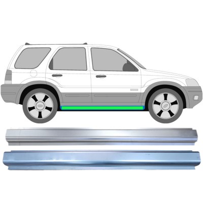 Reparatiepaneel dorpel + binnen reparatiepaneel dorpel voor Ford Maverick 2001-2008 / Links = Rechts (symmetrisch) / Set 14855
