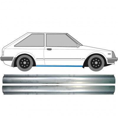 Reparatie dorpel voor Mazda 323 Bd 1980-1993 / Set 11331