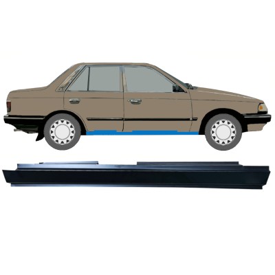 Volledige dorpel voor Mazda 323 BF 1985-1989 / Rechts 12959