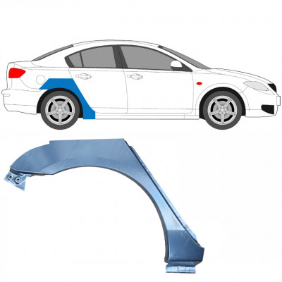 MAZDA 3 BK 2003-2009 WIELKAST REPARATIE PANEEL / RECHTS