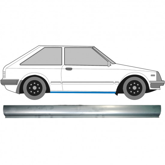 Reparatie dorpel voor Mazda 323 Bd 1980-1993 / Links = Rechts (symmetrisch) 7196