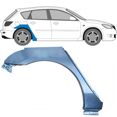 MAZDA 3 BK 2003-2009 5D WIELKAST REPARATIE PANEEL / RECHTS