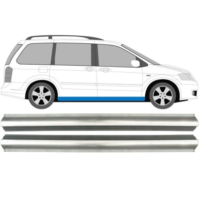 Reparatie dorpel voor Mazda MPV 1999-2006 / Links = Rechts (symmetrisch) / Set 10437