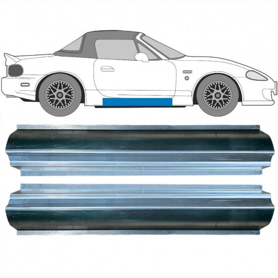 MAZDA MX-5 1998-2005 DORPEL REPARATIEPANEEL / SET