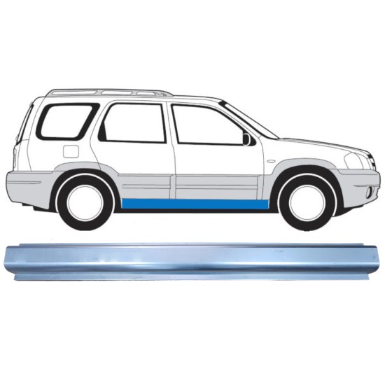 Reparatie dorpel voor Mazda Tribute 2001-2008 / Links = Rechts (symmetrisch) 6706