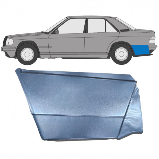 Reparatiepaneel achterspatbord voor Mercedes 190 1982-1993 / Links 10973