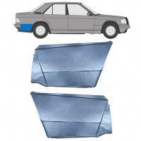 Reparatiepaneel achterspatbord voor Mercedes 190 1982-1993 / Links + Rechts / Set 10974