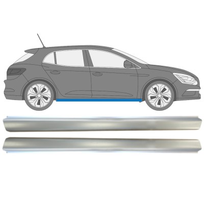 Reparatie dorpel voor Renault Megane 2016- / Links + Rechts / Set 15009