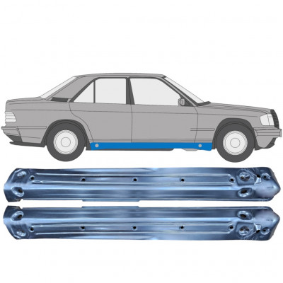 Volledige dorpel voor Mercedes 190 1982-1993 / Links + Rechts / Set 10427