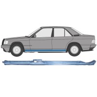 Reparatiepaneel bovenste deel dorpel voor Mercedes 190 W201 1982-1993 / Links 15128