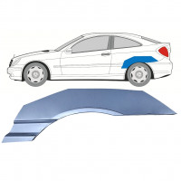 Reparatiepaneel achterste spatbord bovenste deel voor Mercedes CL203 2000-2008 / Links 8001