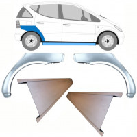 Reparatiepaneel dorpel + achterspatbord voor Mercedes A-class 1997-2004 / Rechts / Set 8723