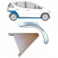 Reparatiepaneel dorpel + achterspatbord voor Mercedes A-class 1997-2004 / Rechts / Set 8721