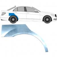 Reparatiepaneel achterspatbord voor Mercedes C-class 2007-2014 / Rechts 5357