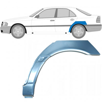 MERCEDES C-CLASS 1993-2001 WIELKAST REPARATIE PANEEL / LINKS