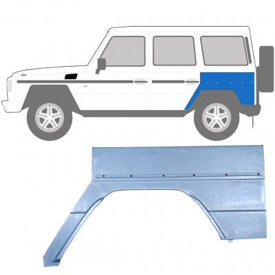 MERCEDES G CLASS 1992- 5 DEUR ACHTERSPATBORD REPARATIEPANEEL / LINKS