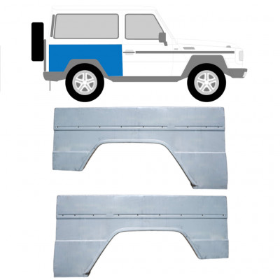 MERCEDES G CLASS 1979- 3 DEUR ACHTERSPATBORD REPARATIEPANEEL / SET