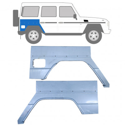 Reparatiepaneel achterspatbord voor Mercedes G-Class 1992- / Links + Rechts / Set 9179