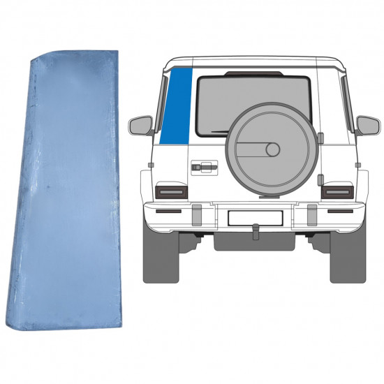 Reparatiepaneel achter hoek voor Mercedes G-Class 1979- / Links 8910