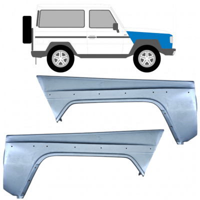 MERCEDES G CLASS 1979-1992 VOORZIJDE FENDER / SET