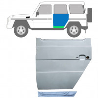 Binnen + buiten reparatiepaneel achter deur voor Mercedes G-Class 1979- / Links / Set 12038
