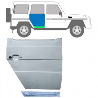 Binnen + buiten reparatiepaneel achter deur voor Mercedes G-Class 1979- / Rechts / Set 12037