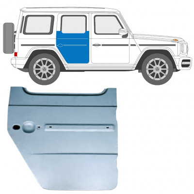 Hoge reparatie paneel achterste deuren voor Mercedes G-Class W464 2018-2024 / Rechts 12903