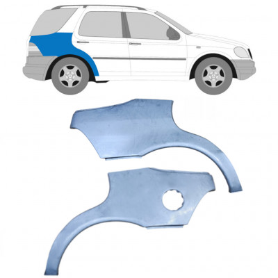 Reparatiepaneel achterspatbord voor Mercedes M-class 1998-2005 / Links + Rechts / Set 9217