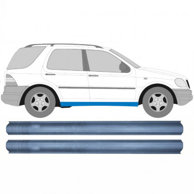 Reparatie dorpel voor Mercedes M-class 1998-2005 / Links = Rechts (symmetrisch) / Set 9517