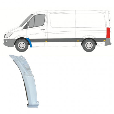 Reparatiepaneel voorspatbord voor Mercedes Sprinter 2006- / Links 7413